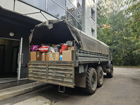 Гуманитарная помощь военным и медикам под Бахмутом