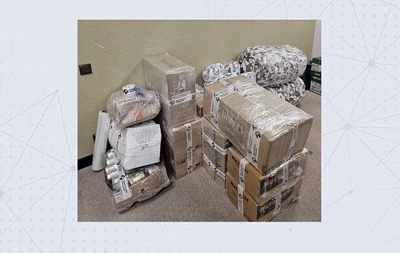 Вторая партия гуманитарной помощи ВЧ 61899